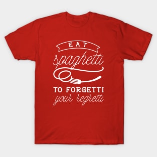 T shirt shoes and spaghetti on sale